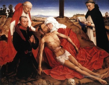 Rogier van der Weyden Painting - Lamentación pintor holandés Rogier van der Weyden